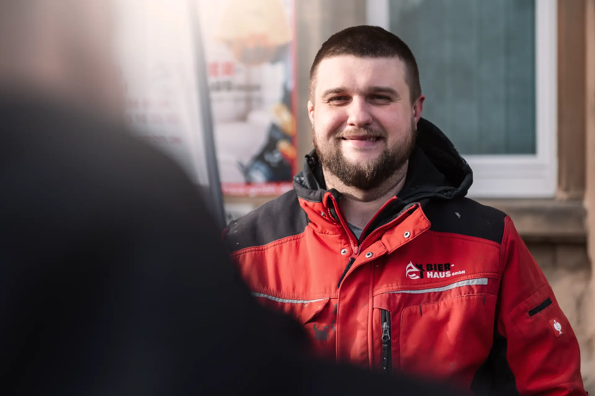 Handwerker von Bier Haus im Einsatz