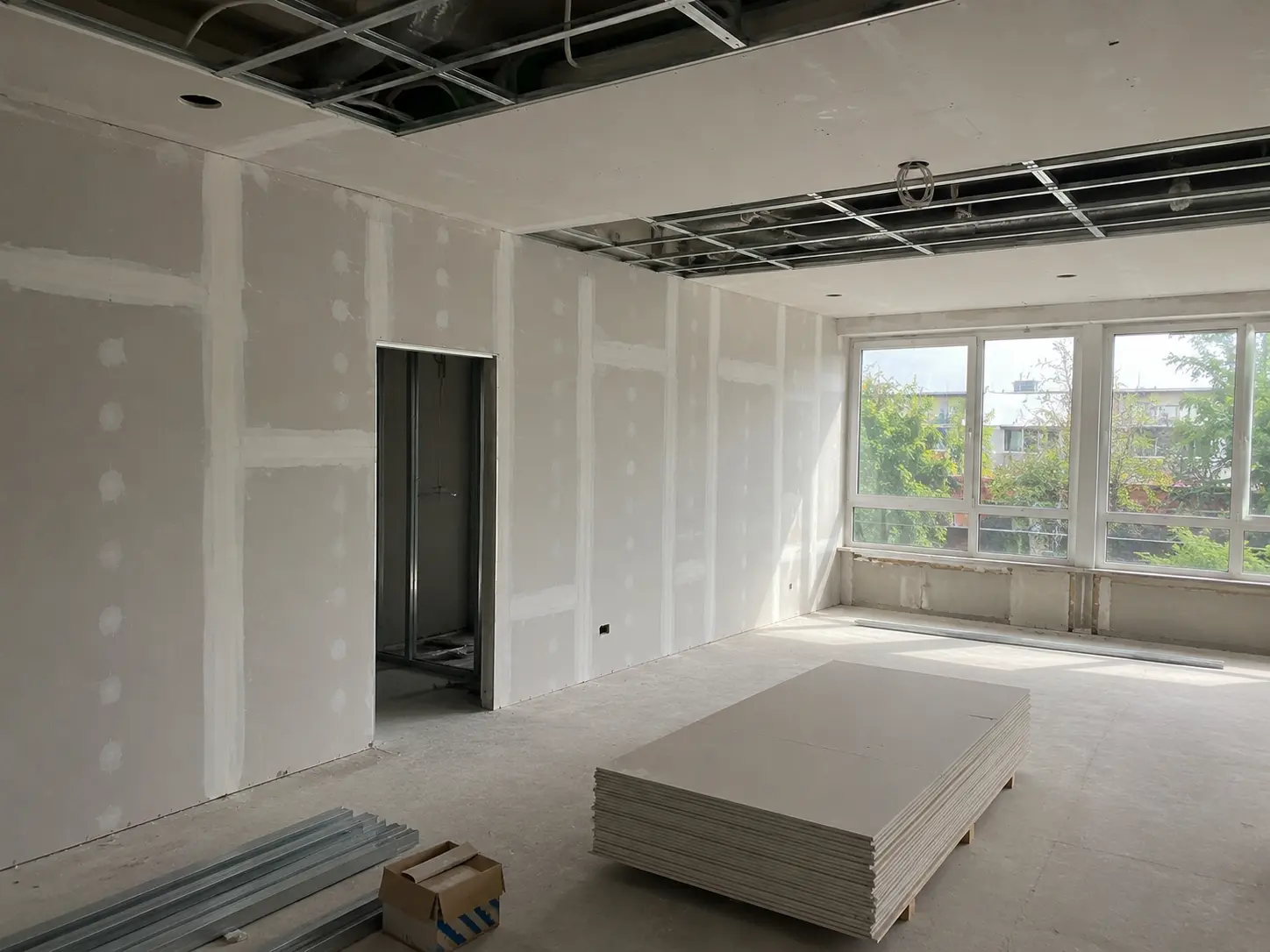 Schnelle Trockenbauweise in einem Wohnobjekt in Schwäbisch Hall